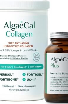 AlgaeCal Calcium & Collagen Bundle – Bone Density & Anti-Aging Support