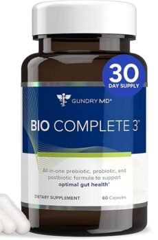 Gundry MD Bio Complete 3 – 3-in-1 Gut Health Probiotic Supplement (30-Day Supply)