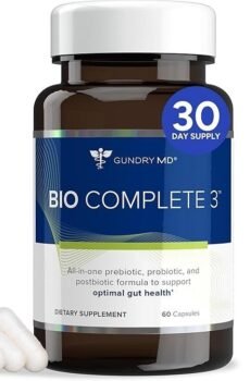 Gundry MD Bio Complete 3 – 3-in-1 Gut Health Probiotic Supplement (30-Day Supply)Bundle of 2 products